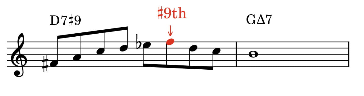 D7ドミナント7thフレーズ