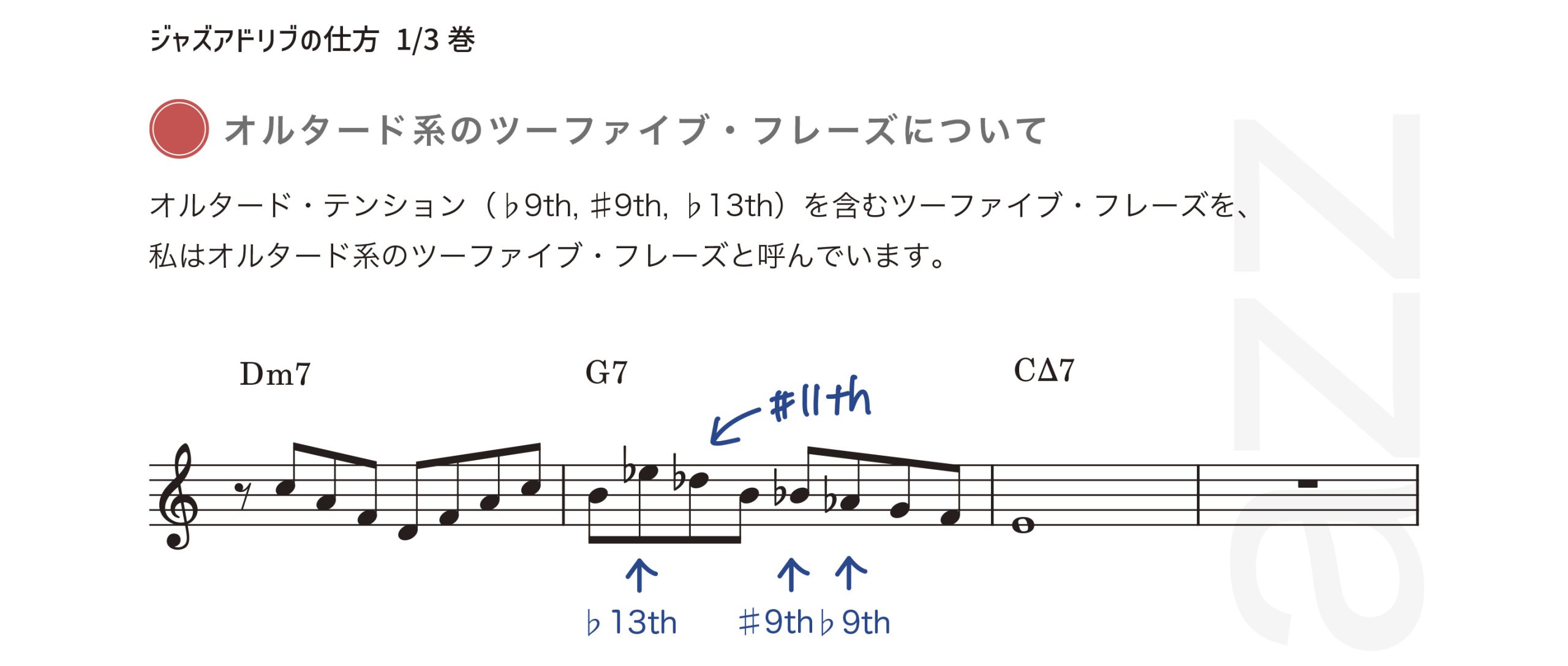 オルタード系ツーファイブ・フレーズ